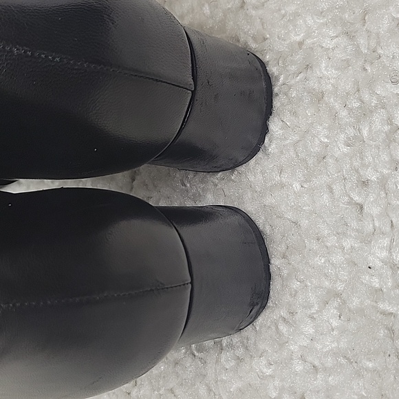 PRADA  LEATHER ankle boots size 5.5 - Picture 14 of 17